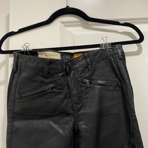 Leather skinny pants size 25
